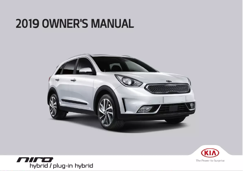 Page 1 de la notice Manuel utilisateur Kia Niro Hybrid (2019)