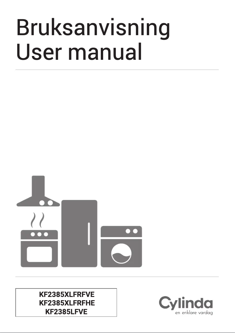 Image de la première page du manuel de l'appareil KF2385XLFRFHE