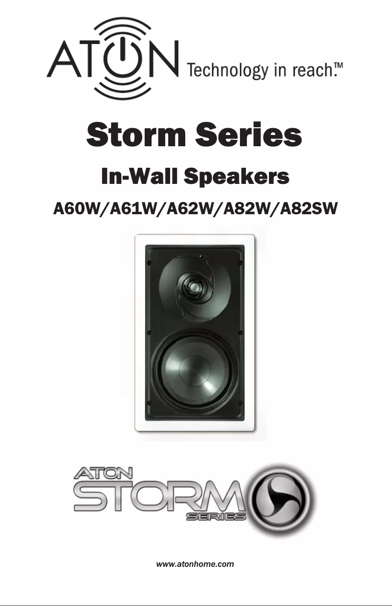 Page n°1 - Manuel utilisateur Aton A60W