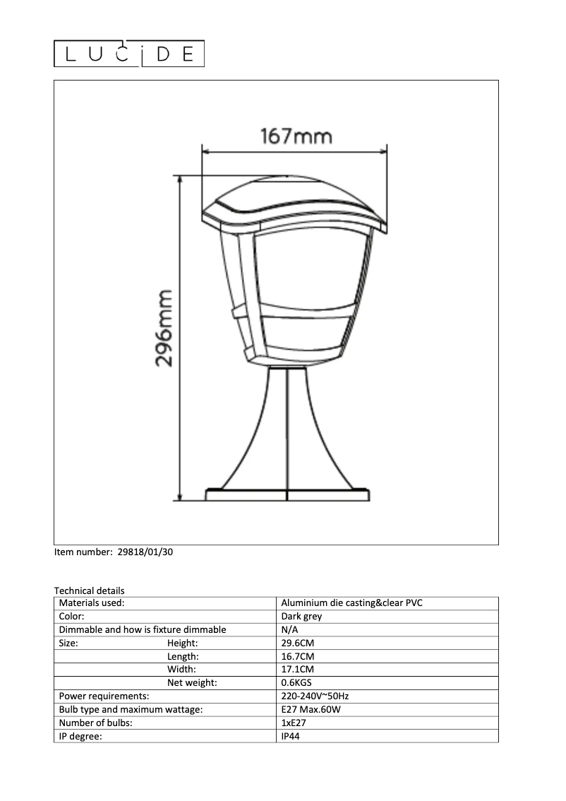 Image de la première page du manuel de l'appareil Istro 29818/01/30