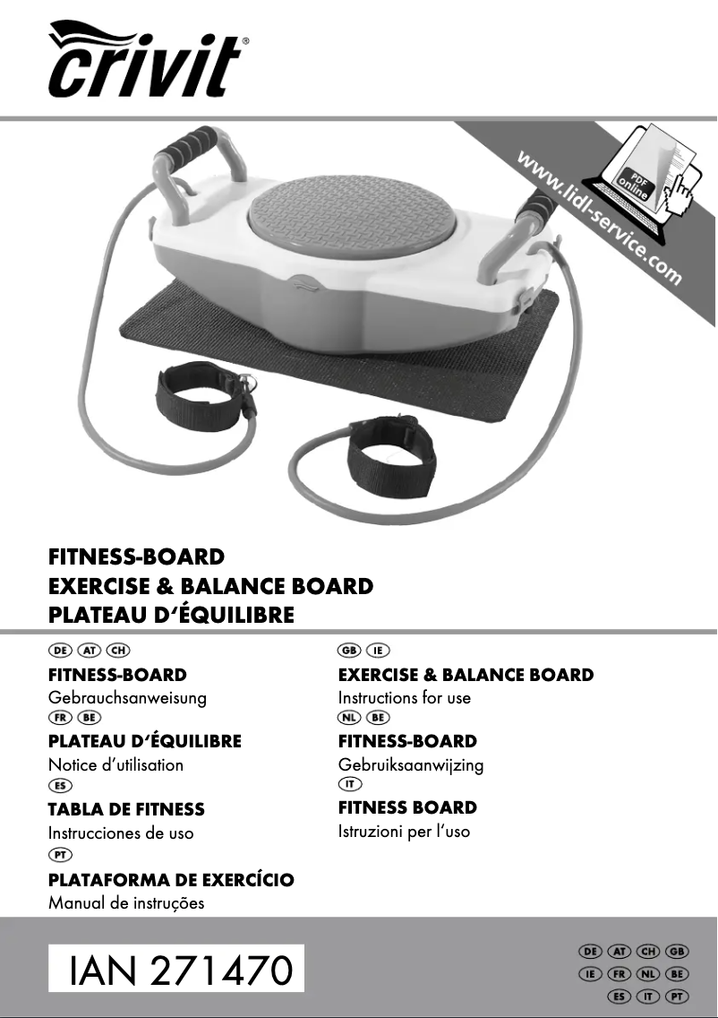 Image de la première page du manuel de l'appareil IAN 271470