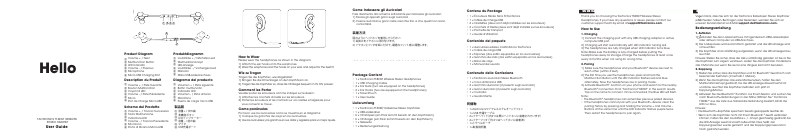 Page n°1 - Manuel utilisateur TaoTronics TT-BH07