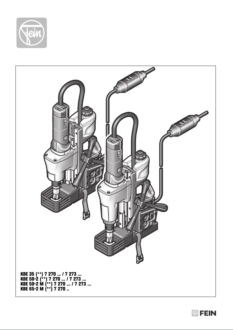 Page n°1 - Manuel utilisateur Fein KBE 35