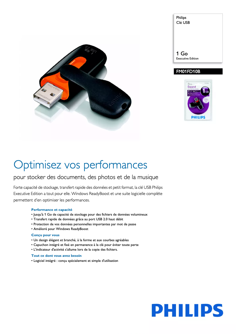 Image de la première page du manuel de l'appareil FM01FD10B