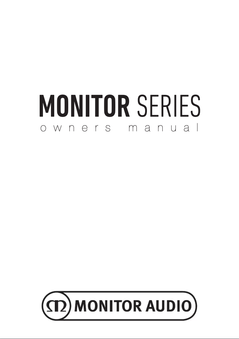 Page n°1 - Manuel utilisateur Monitor Audio Monitor MRW-10