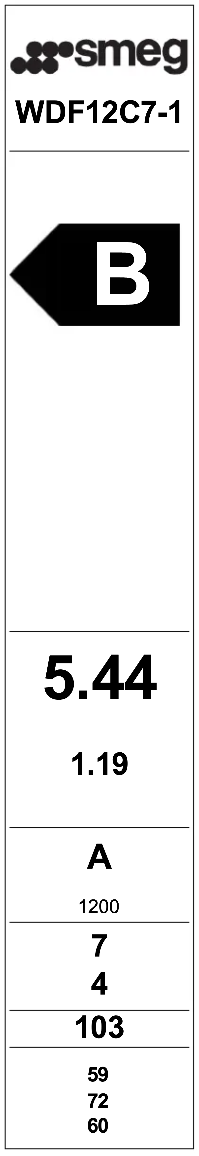 Image de la première page du manuel de l'appareil WDF12C7-1