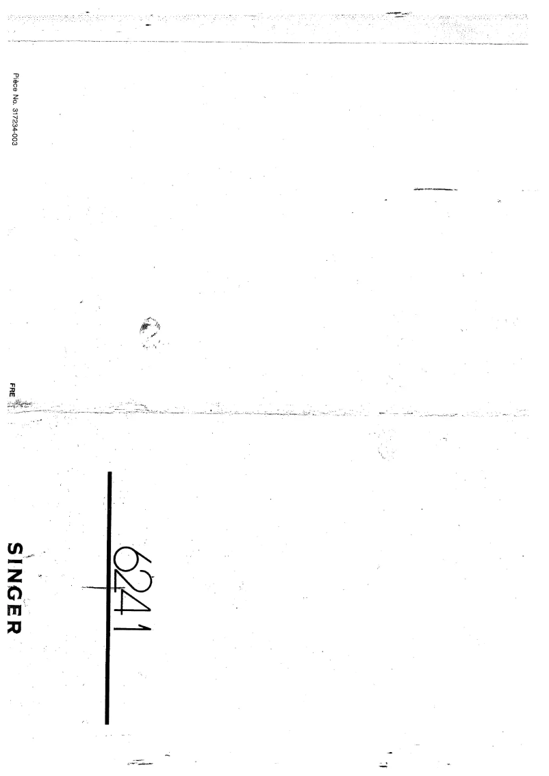 Page n°1 - Manuel utilisateur Singer Cocktail 6241