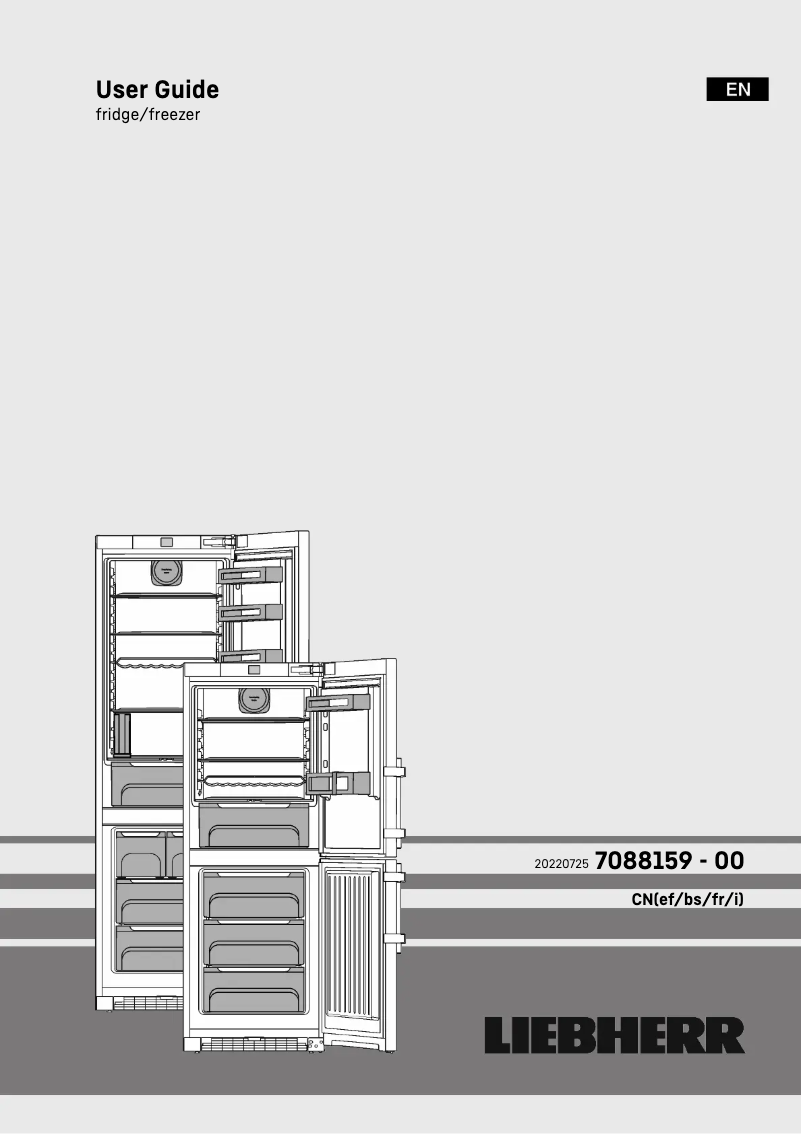 Page n°1 - Manuel utilisateur Liebherr CNef 4845 Comfort