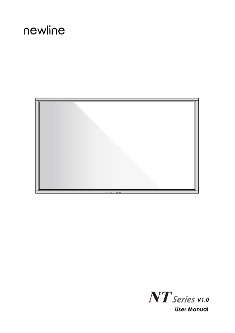 Page 1 de la notice Manuel utilisateur Newline TT-6523NT-PLUS