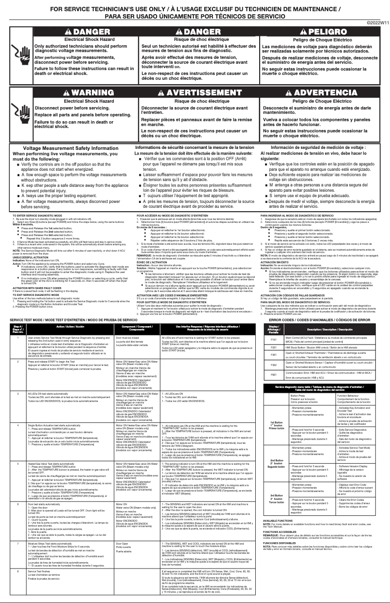 Page n°1 - Fiche technique Whirlpool WTW500CMW