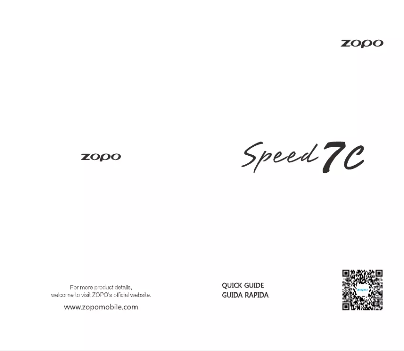 Image de la première page du manuel de l'appareil Speed 7C