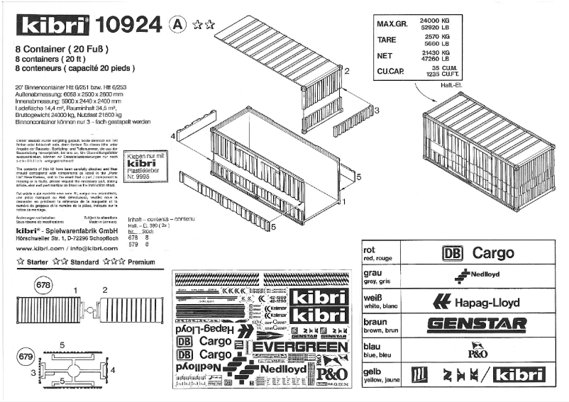 Image de la première page du manuel de l'appareil 10924