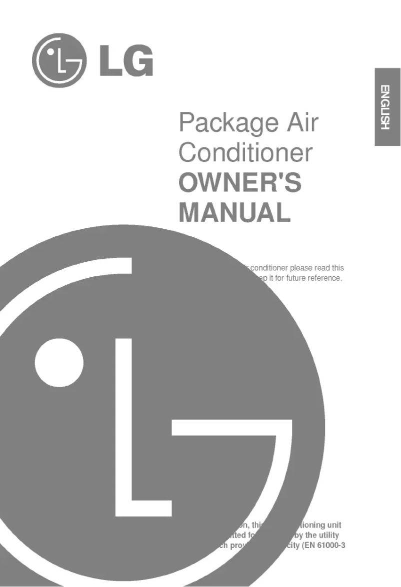 Page n°1 - Manuel utilisateur LG LPUE5082ZA