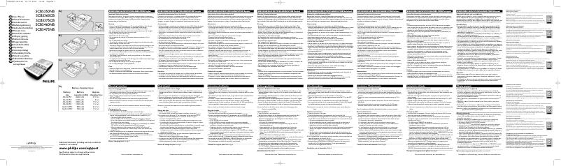 Page n°1 - Mode d'emploi Philips MultiLife SCB5375CB