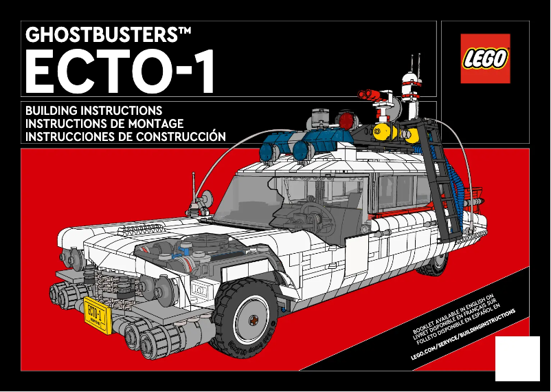 Image de la première page du manuel de l'appareil Ghostbusters ECTO-1 10274