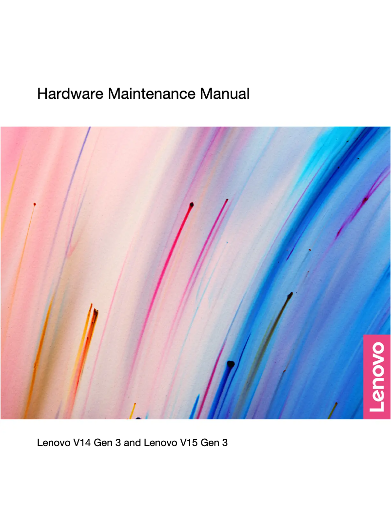Page n°1 - Manuel utilisateur Lenovo V15