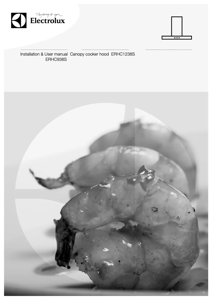 Page 1 de la notice Manuel utilisateur Electrolux ERHC938S