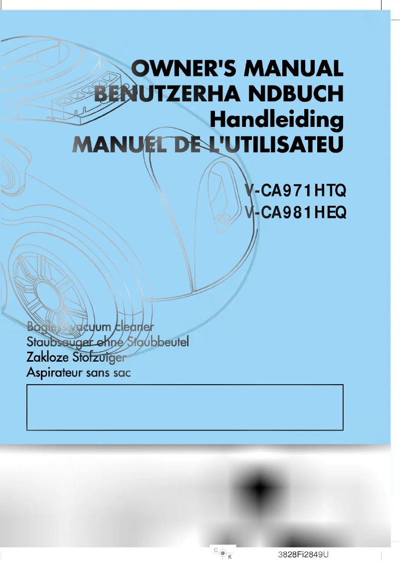 Page 1 de la notice Manuel utilisateur LG V-CA971HTQ