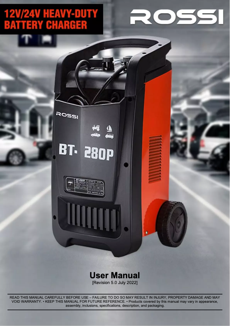 Image de la première page du manuel de l'appareil BT-280P