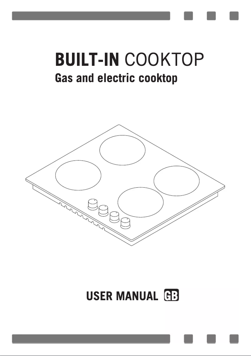 Page 1 de la notice Manuel utilisateur Candy CMG3H1B