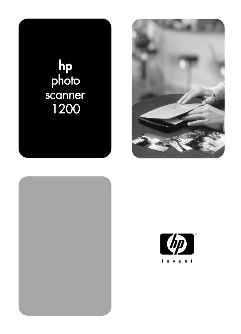 Page 1 de la notice Manuel utilisateur HP Photosmart 1200