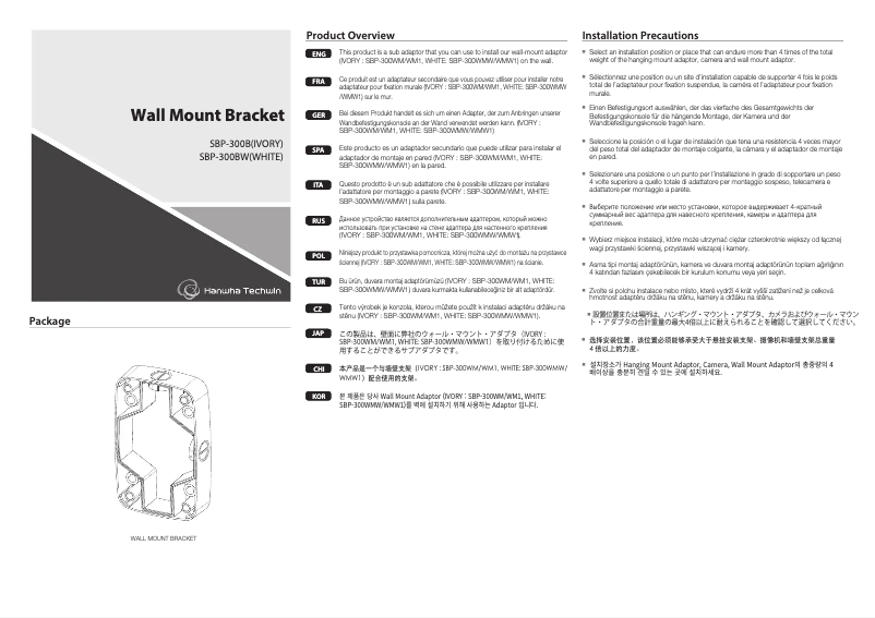 Image de la première page du manuel de l'appareil SBP-300B