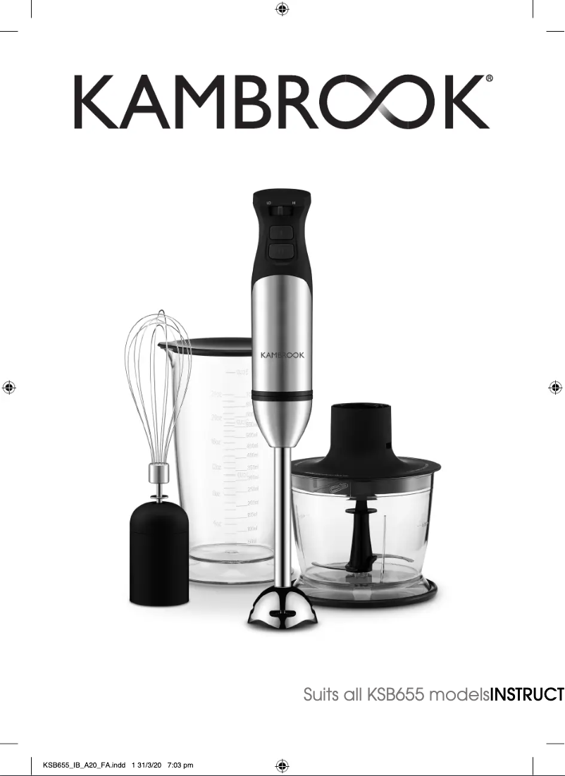 Image de la première page du manuel de l'appareil Turbo Boost KSB655
