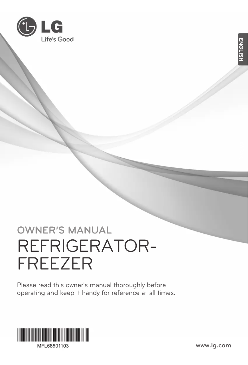 Page 1 de la notice Manuel utilisateur LG GR-M802HMHM