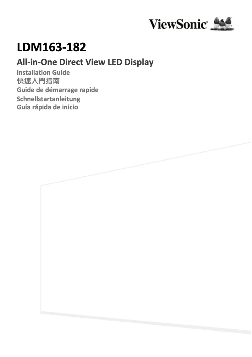 Image de la première page du manuel de l'appareil LDM163-182