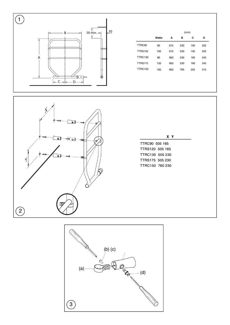 Image de la première page du manuel de l'appareil TTRC150