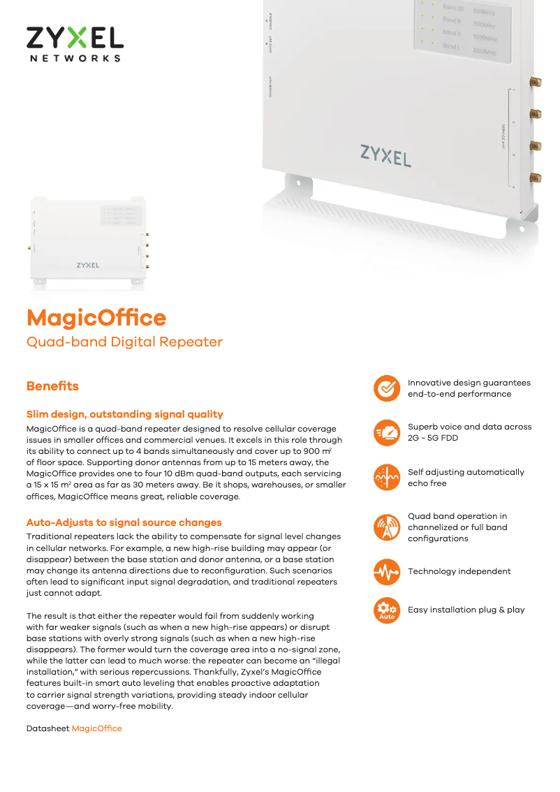 Page n°1 - Manuel utilisateur ZyXEL MagicOffice