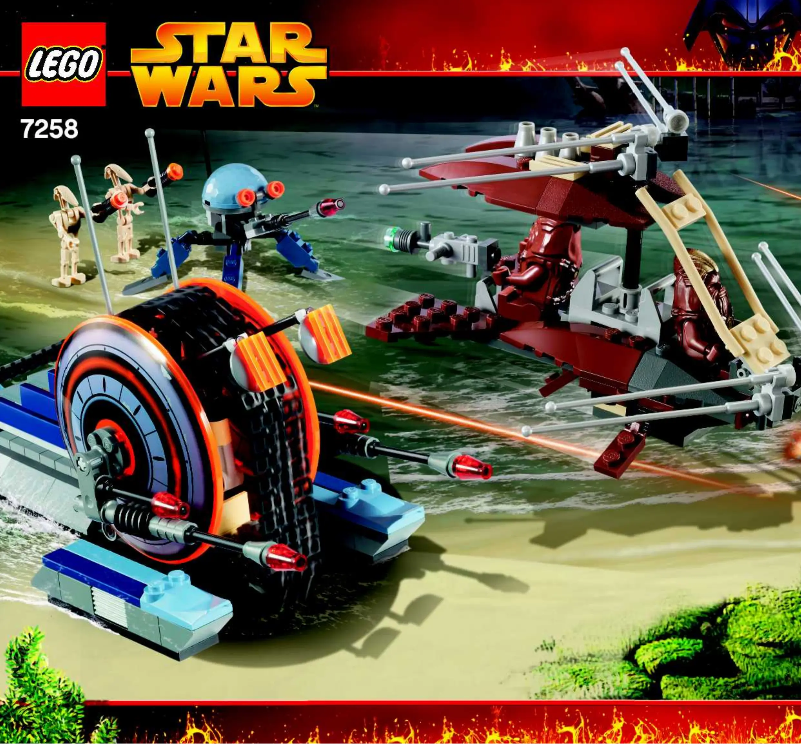 Page 1 de la notice Manuel utilisateur Lego Star Wars 7258