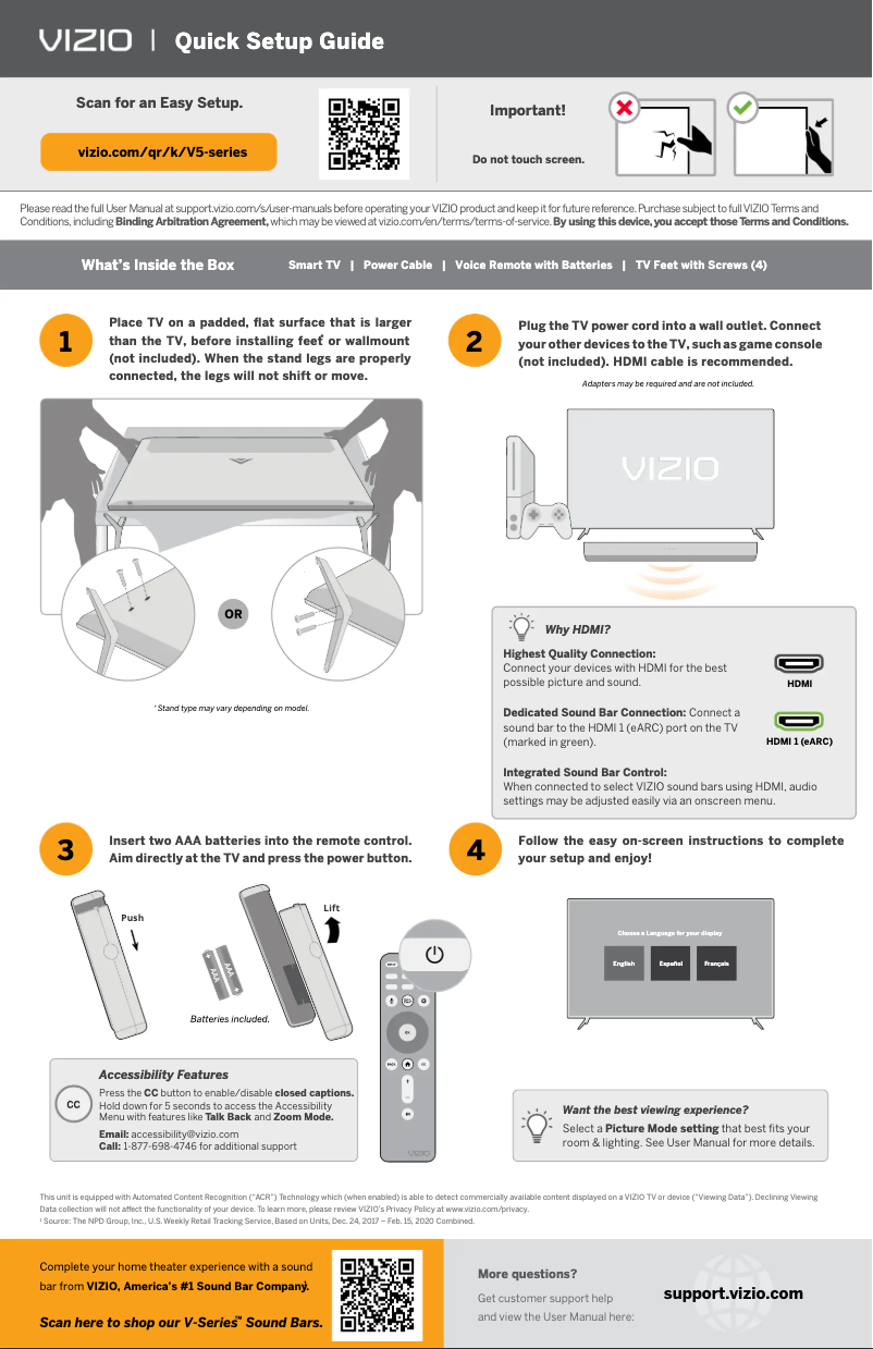 Image de la première page du manuel de l'appareil V435M-K04
