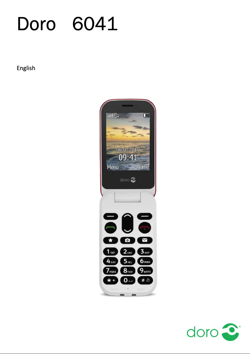 Page 1 de la notice Manuel utilisateur Doro 6041