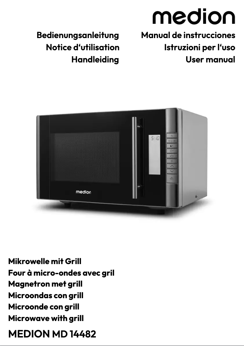 Page n°1 - Manuel utilisateur Medion MD 14482