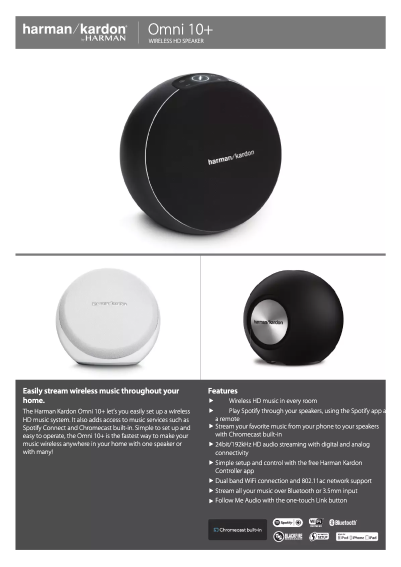 Image de la première page du manuel de l'appareil Omni 10+