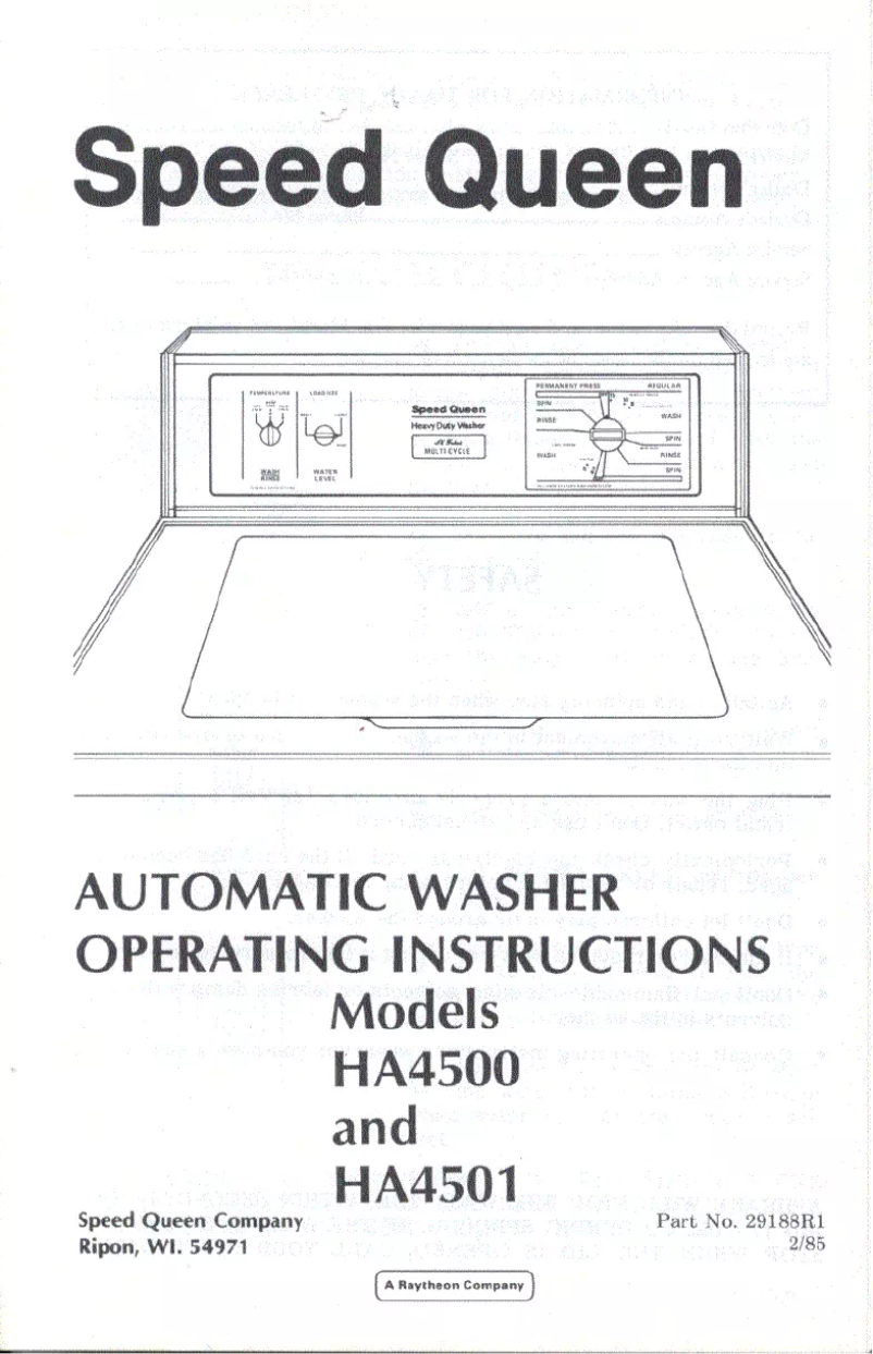 Image de la première page du manuel de l'appareil HA4500