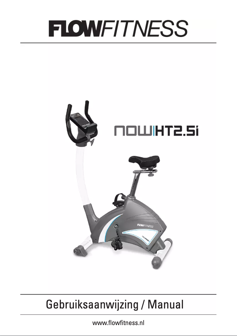 Page 1 de la notice Manuel utilisateur Flow Fitness Now HT2.5i