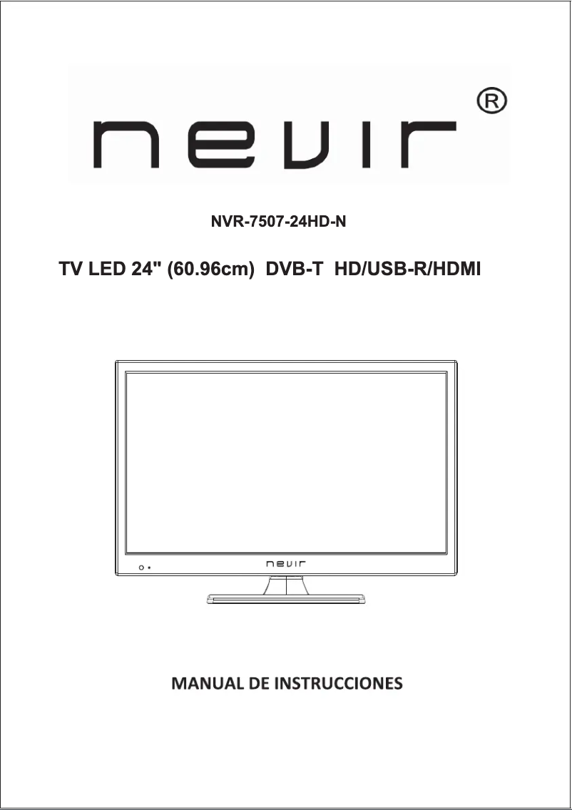 Page n°1 - Manuel utilisateur Nevir NVR-7507-24HD-N