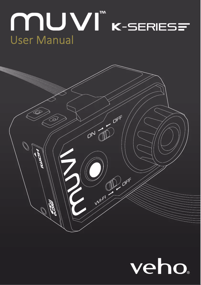 Image de la première page du manuel de l'appareil Muvi K-2