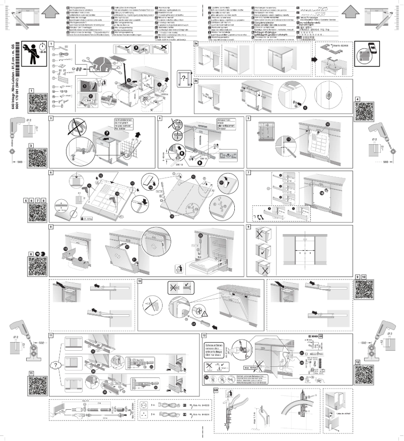Page 1 de la notice Guide d'installation Siemens SN55ZS00BD