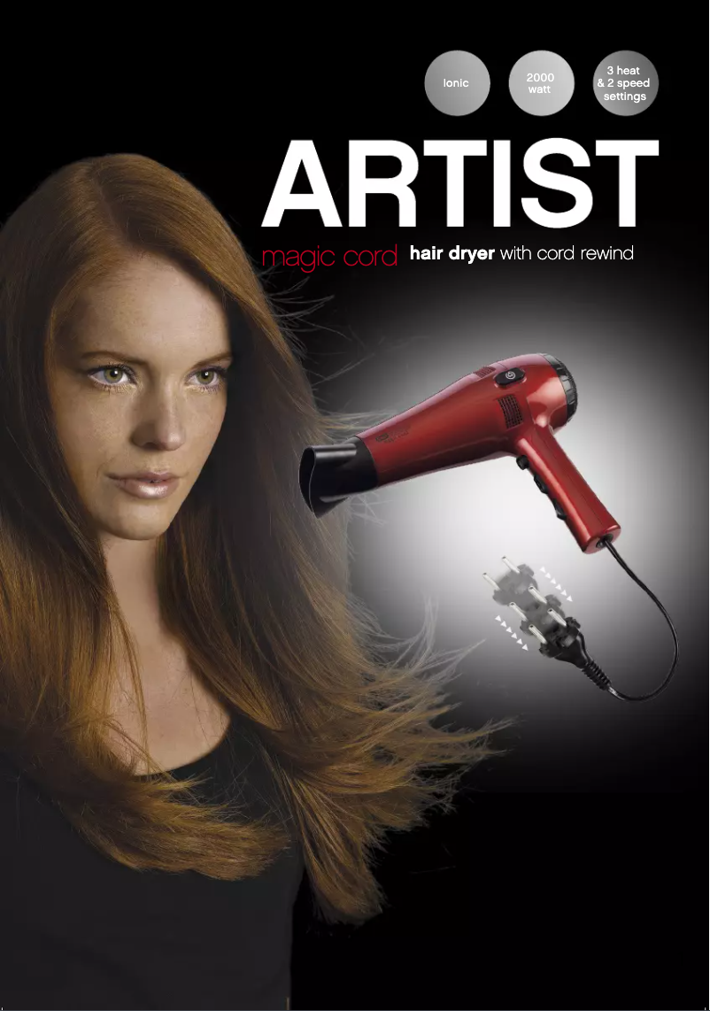 Page n°1 - Manuel utilisateur OBH Nordica Artist 5184