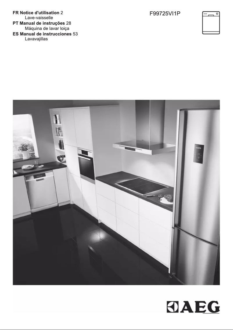 Page 1 de la notice Manuel utilisateur AEG F99725VI1P