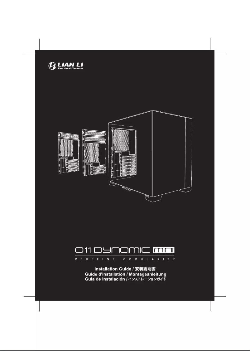 Image de la première page du manuel de l'appareil O11-Dynamic Mini