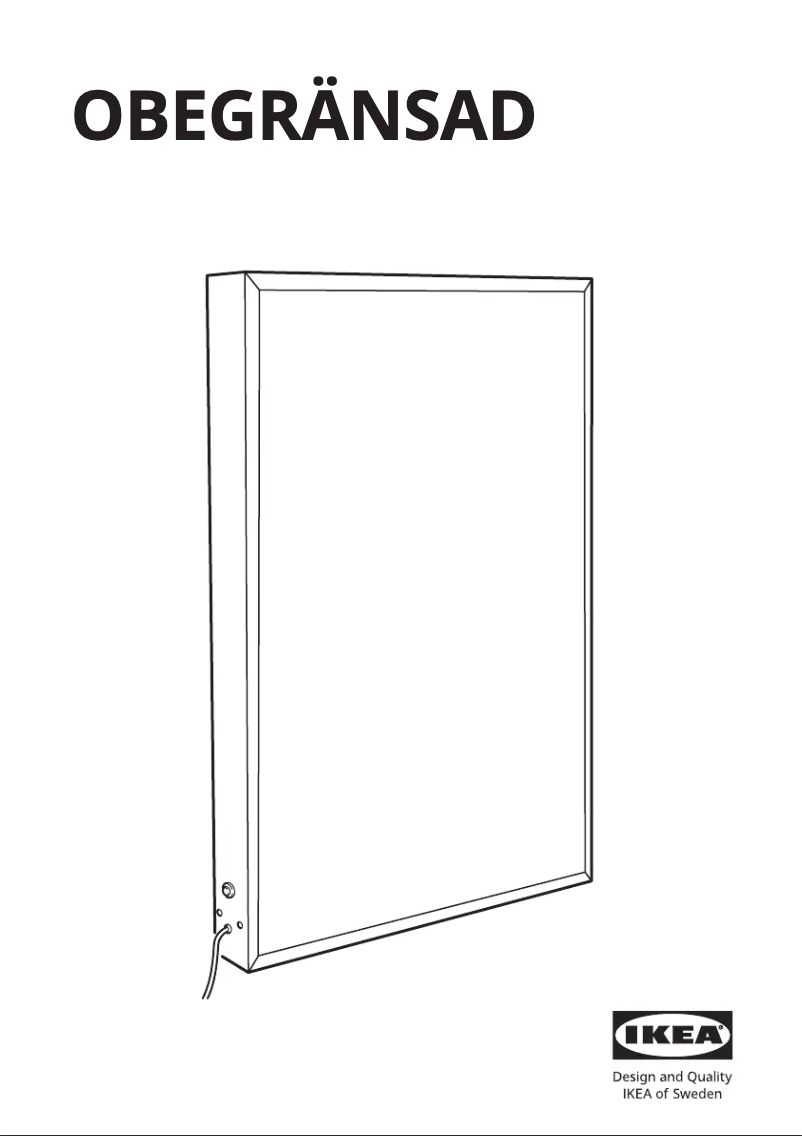 Image de la première page du manuel de l'appareil OBEGRÄNSAD 005.262.48