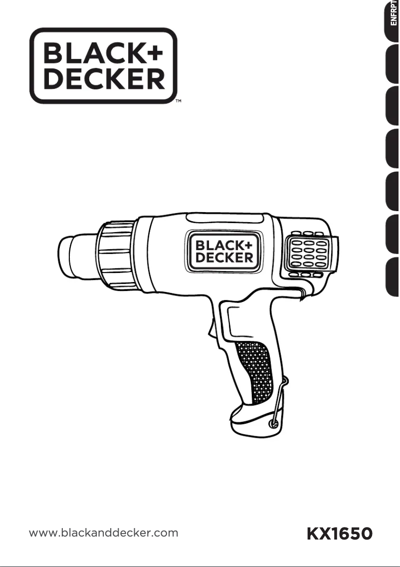 Page 1 de la notice Manuel utilisateur Black & Decker KX1650