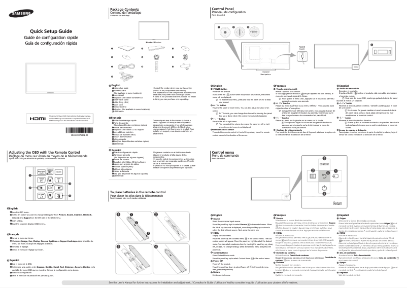Image de la première page du manuel de l'appareil SyncMaster ME40C