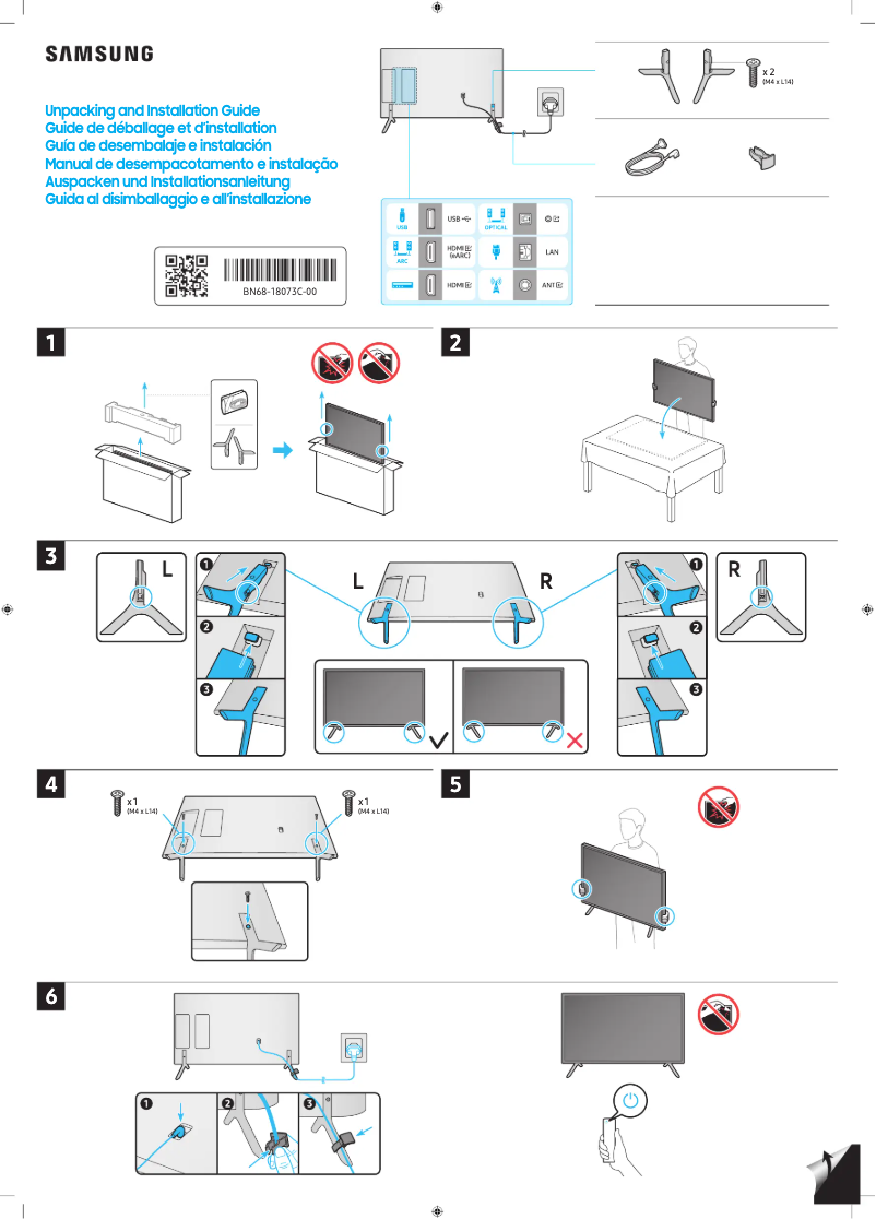 Image de la première page du manuel de l'appareil QN32Q60DAF