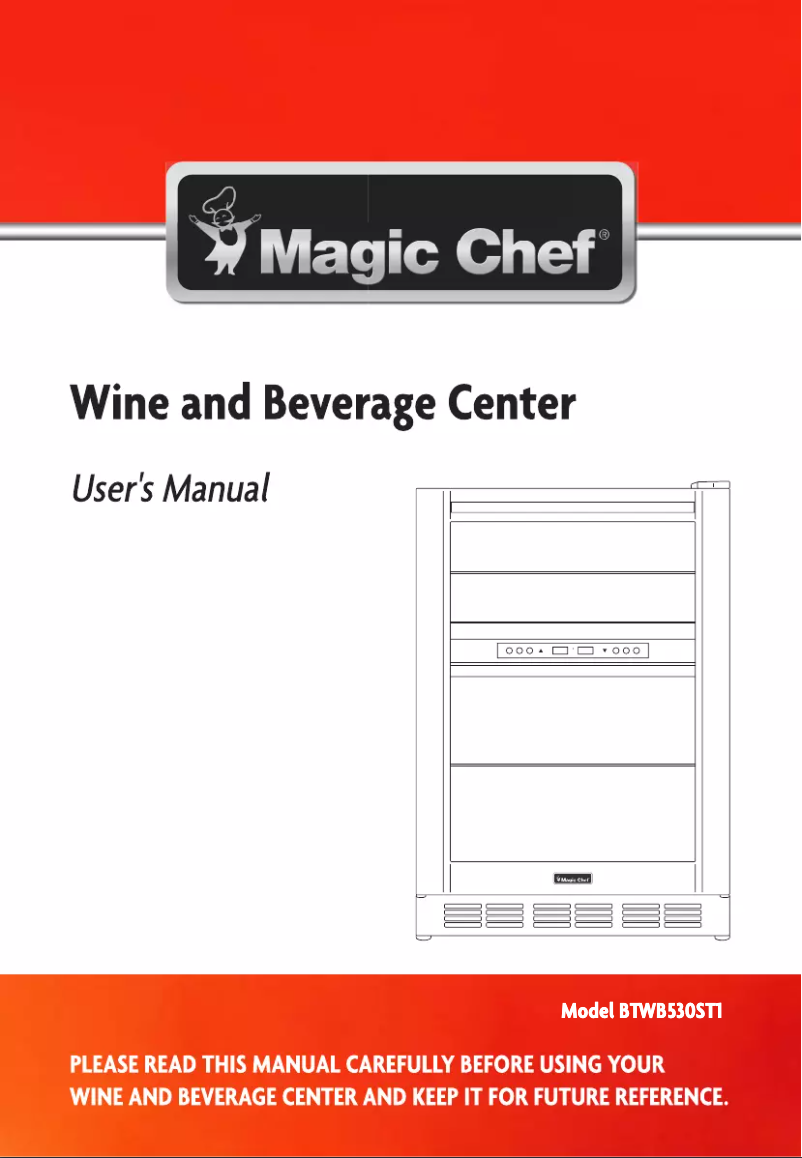 Page 1 de la notice Mode d'emploi Magic Chef BTWB530ST1