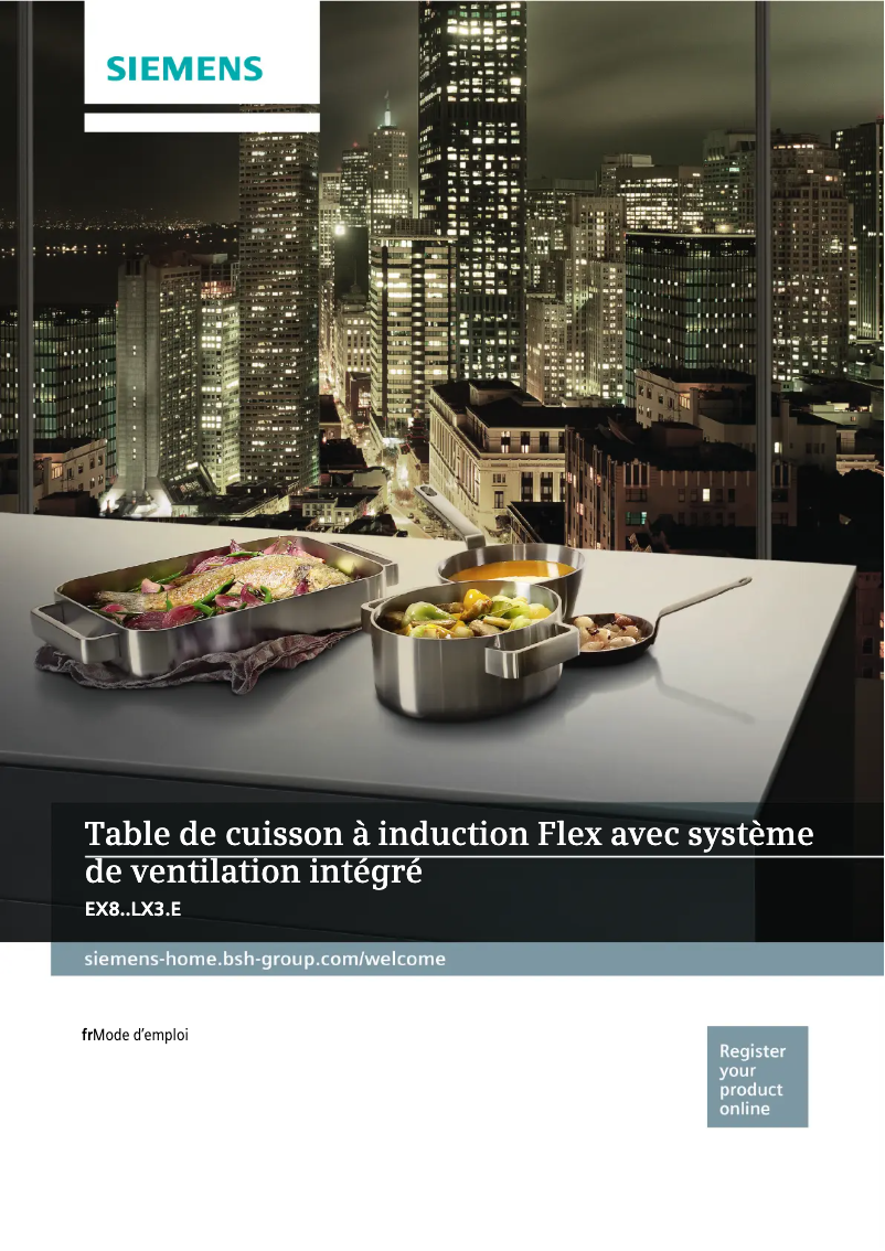 Page 1 de la notice Manuel utilisateur Siemens iQ700 EX807LX36E